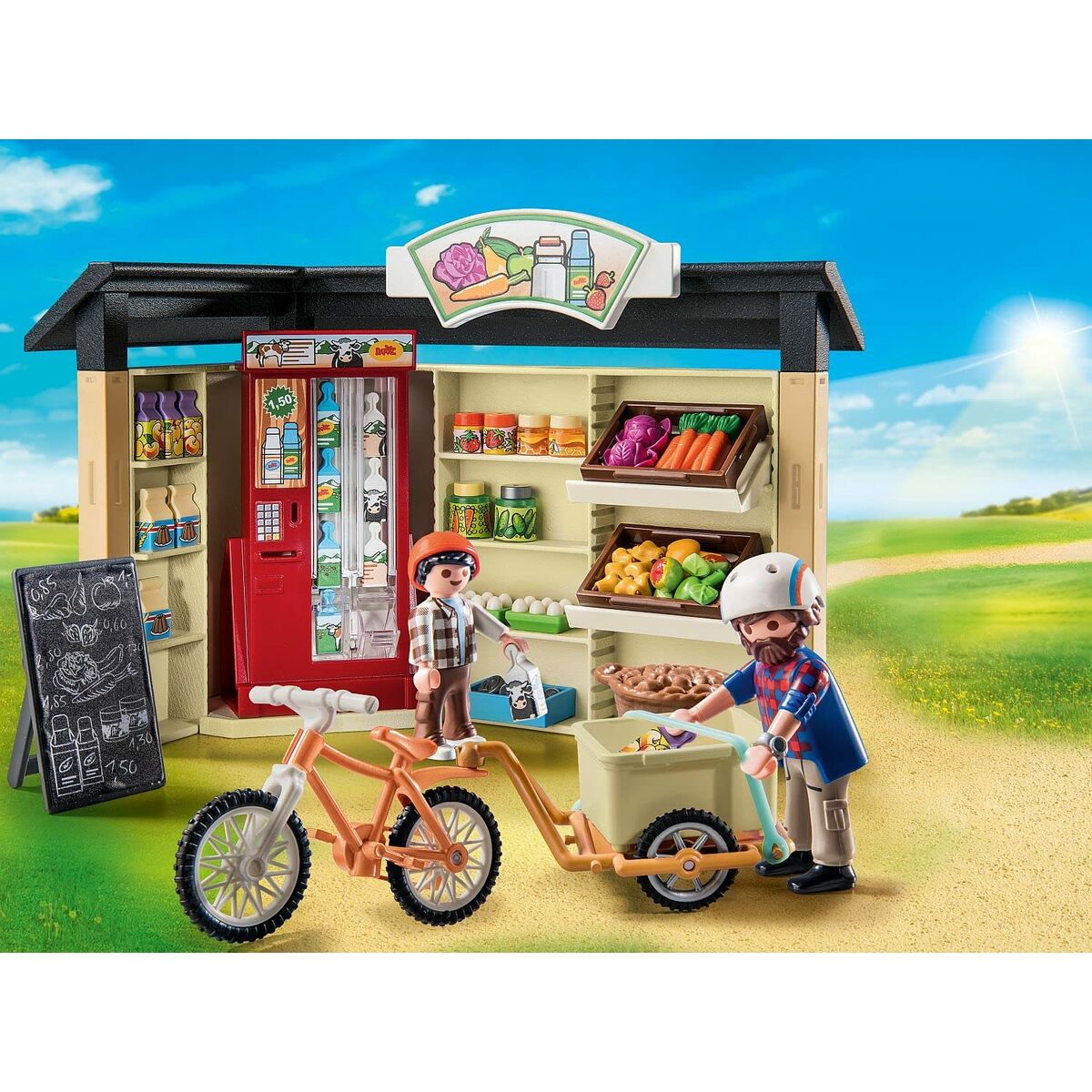 Playset Playmobil 71250 24-Hour Farm Store 83 Pieces - Little Baby Shop