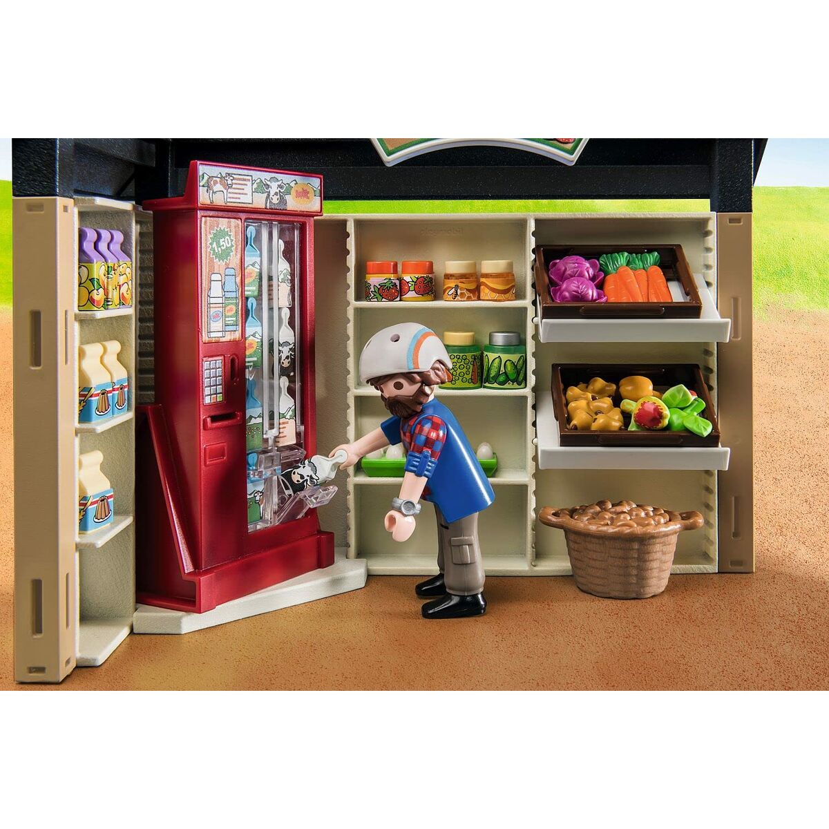 Playset Playmobil 71250 24-Hour Farm Store 83 Pieces - Little Baby Shop