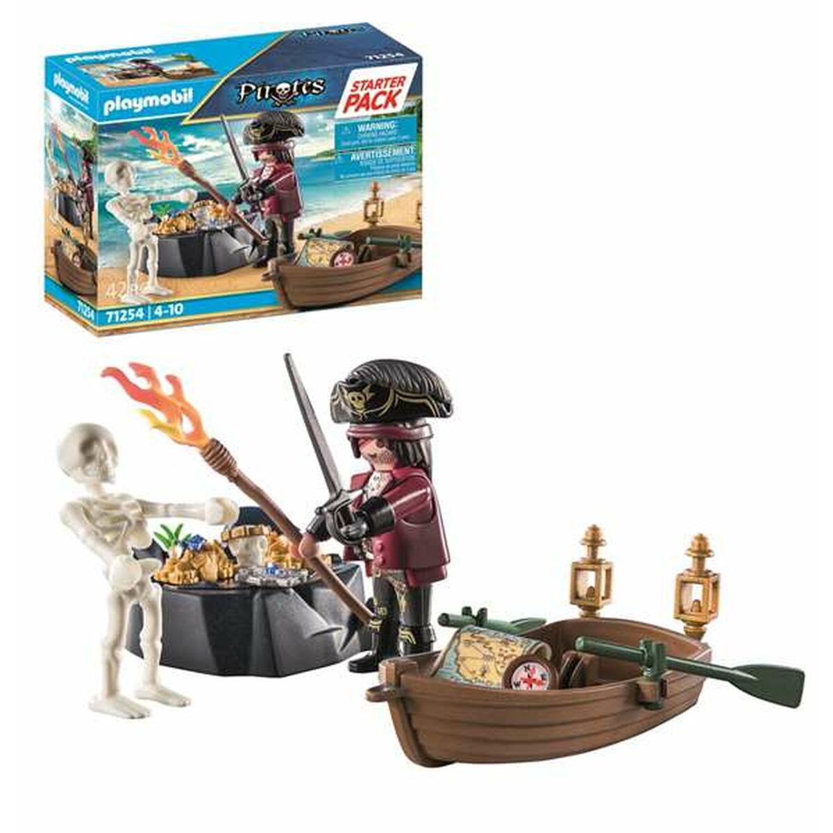 Playset Playmobil 71254 Pirates 42 Pieces - Little Baby Shop