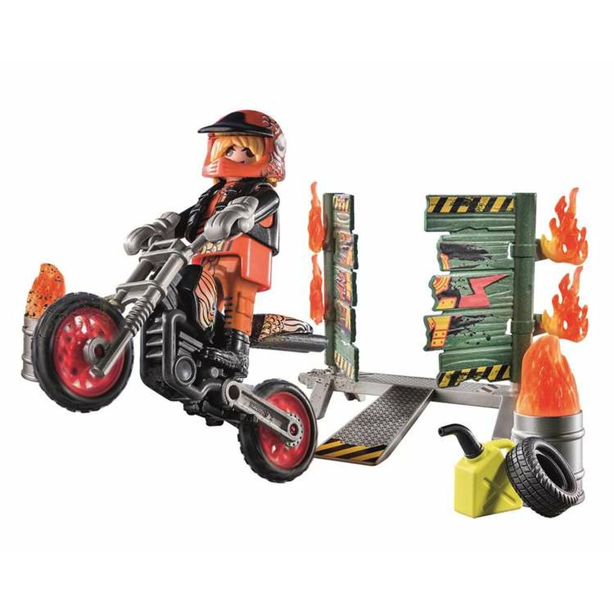 Playset Playmobil 71256 Stuntshow 29 Pieces - Little Baby Shop