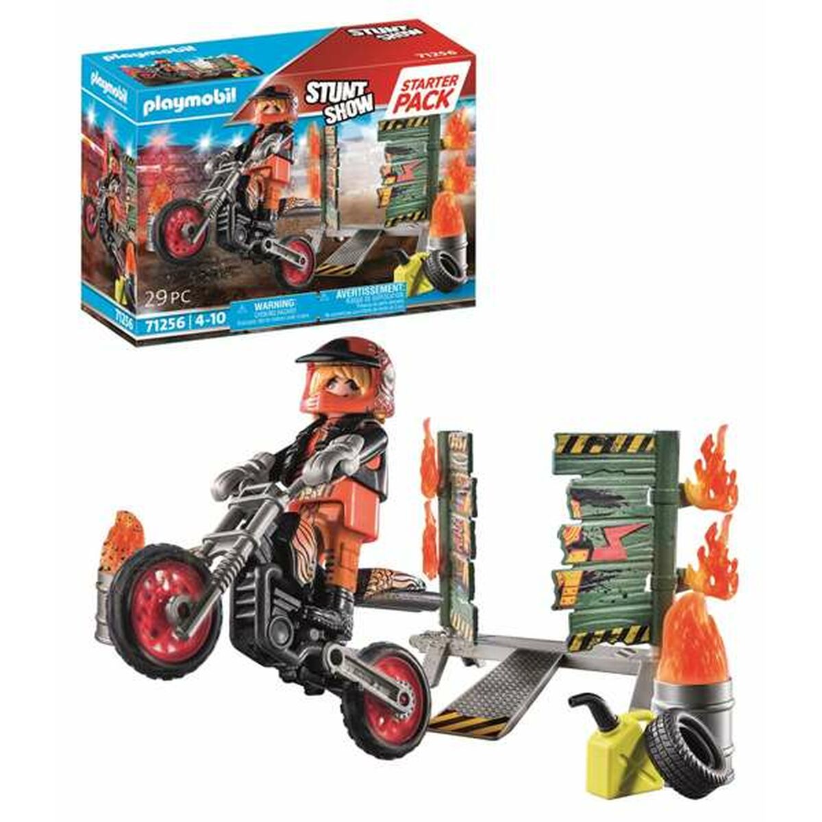 Playset Playmobil 71256 Stuntshow 29 Pieces - Little Baby Shop