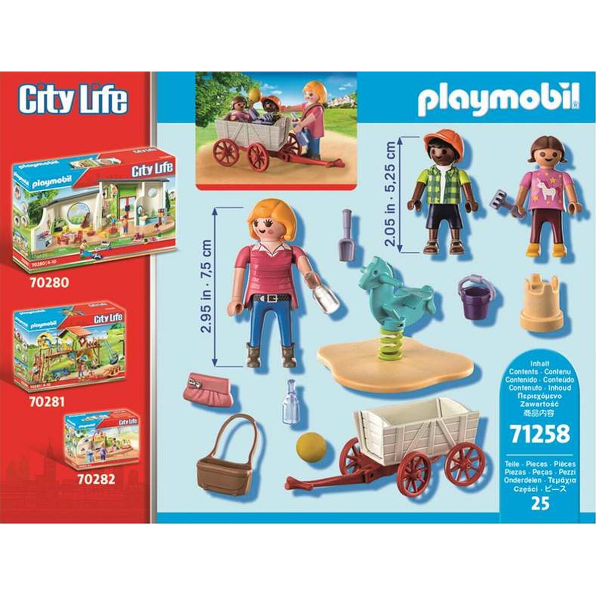 Playset Playmobil 71258 City Life 25 Pieces - Little Baby Shop