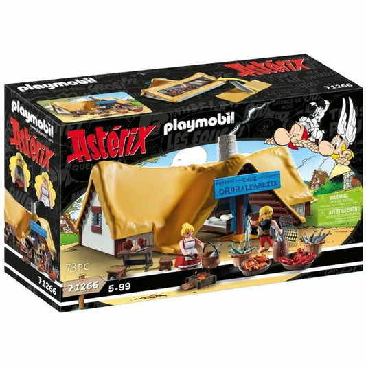 Playset Playmobil Astérix: Ordralfabetix Hut 71266 73 Pieces - Little Baby Shop