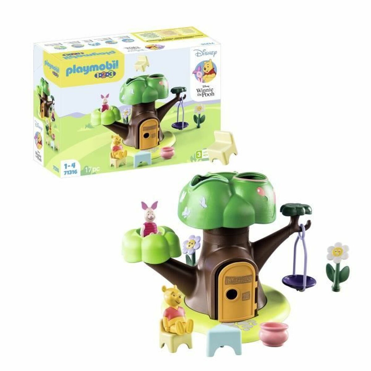 Playset Playmobil 123 Winnie the Pooh 17 Pieces - Little Baby Shop