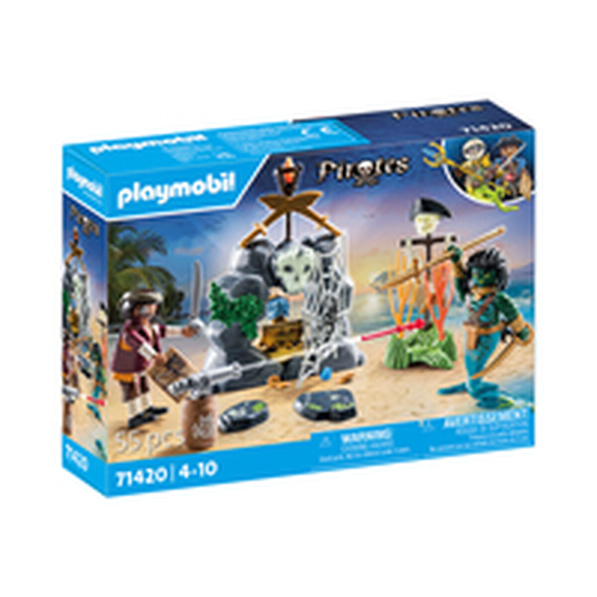 Playset Playmobil 71420 Pirates 55 Pieces - Little Baby Shop