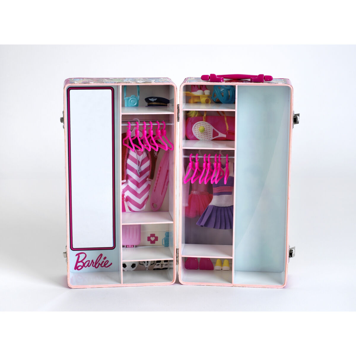 Wardrobe Barbie Cabinet Briefcase - Little Baby Shop