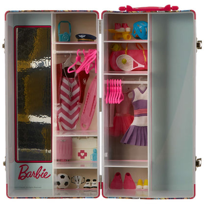 Wardrobe Barbie Cabinet Briefcase - Little Baby Shop