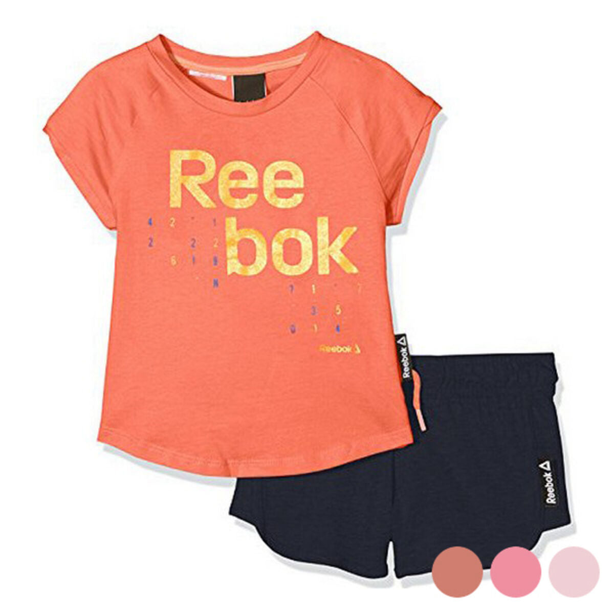 Children's Sports Outfit Reebok G ES SS Orange - Little Baby Shop