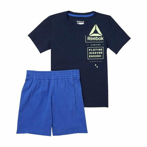 Children's Sports Outfit Reebok CF4289 Dark blue - Little Baby Shop