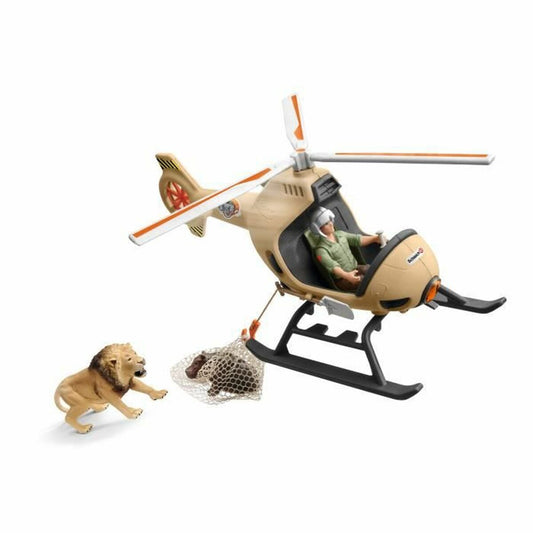 Radio control Helicopter Schleich Animal Rescue + 3 years 16 Pieces - Little Baby Shop