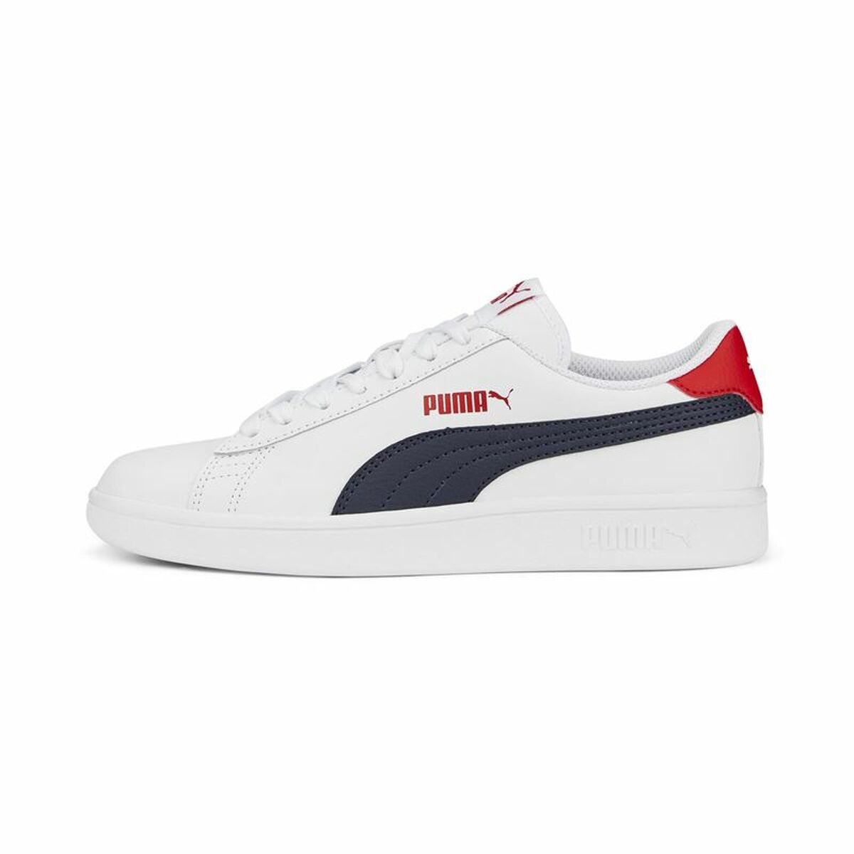 Sports Shoes for Kids Puma Smash V2 L White - Little Baby Shop