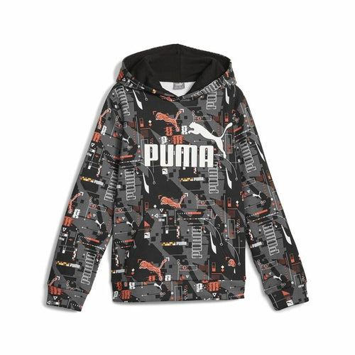 Children’s Hoodie Puma  Ess+ Futureverse Aop Black - Little Baby Shop