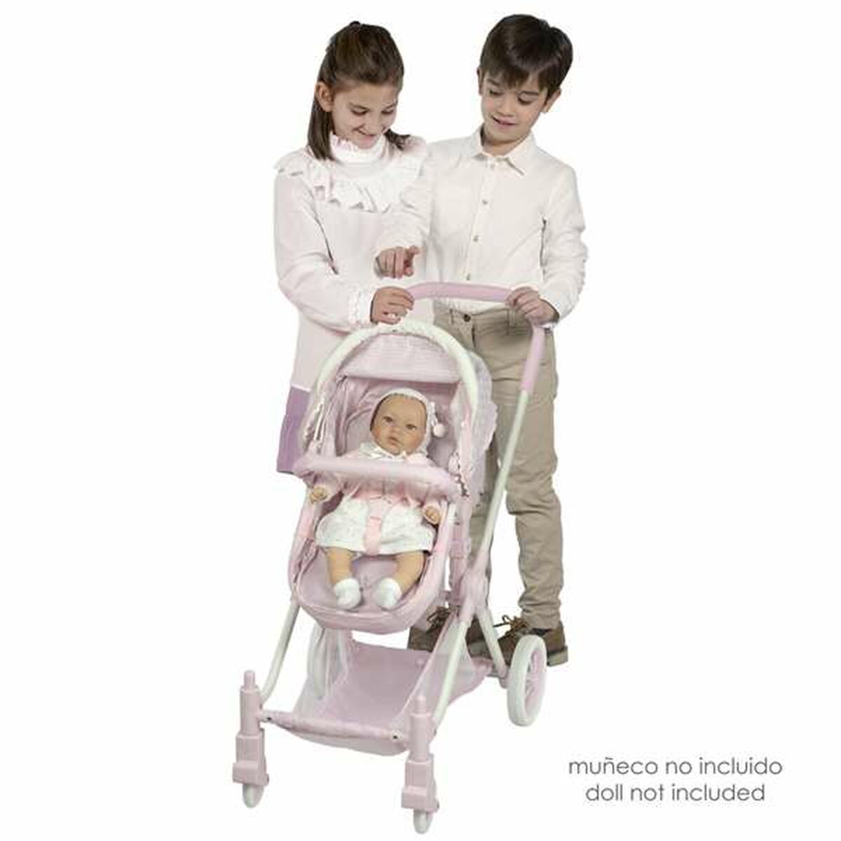 Doll Stroller Decuevas XL 3-in-1 45 x 80 x 81 cm - Little Baby Shop