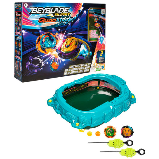 Set of battle gyroscopes and arena Beyblade Burst - Quad Strike - Little Baby Shop