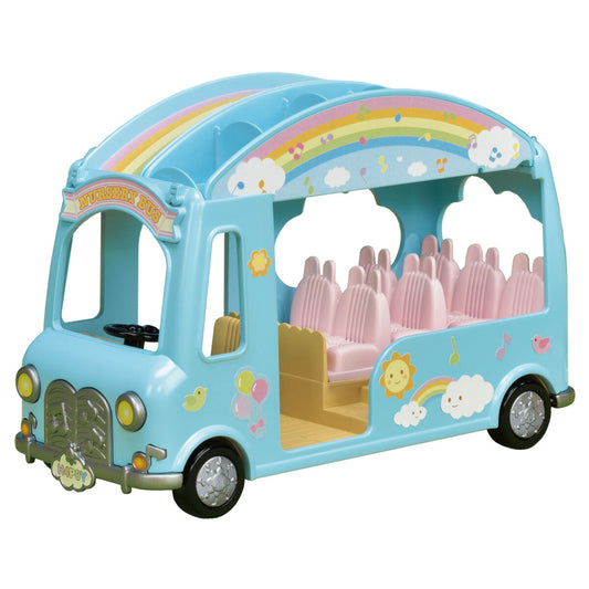 Dolls   Sylvanian Families 5317 The Rainbow Bus - Little Baby Shop