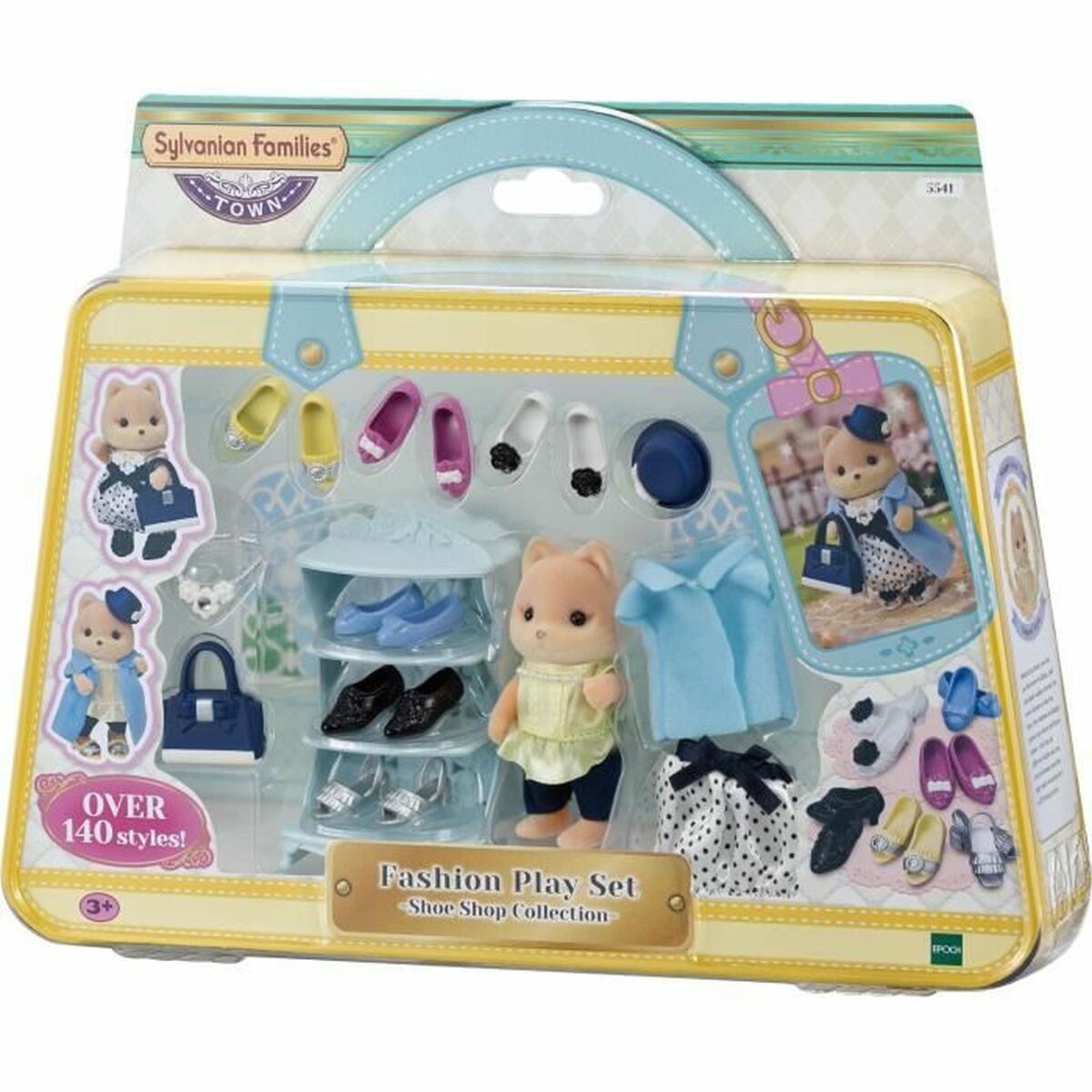 Playset Sylvanian Families Fashion and big sister caramel dog suitcase For Children - Little Baby Shop