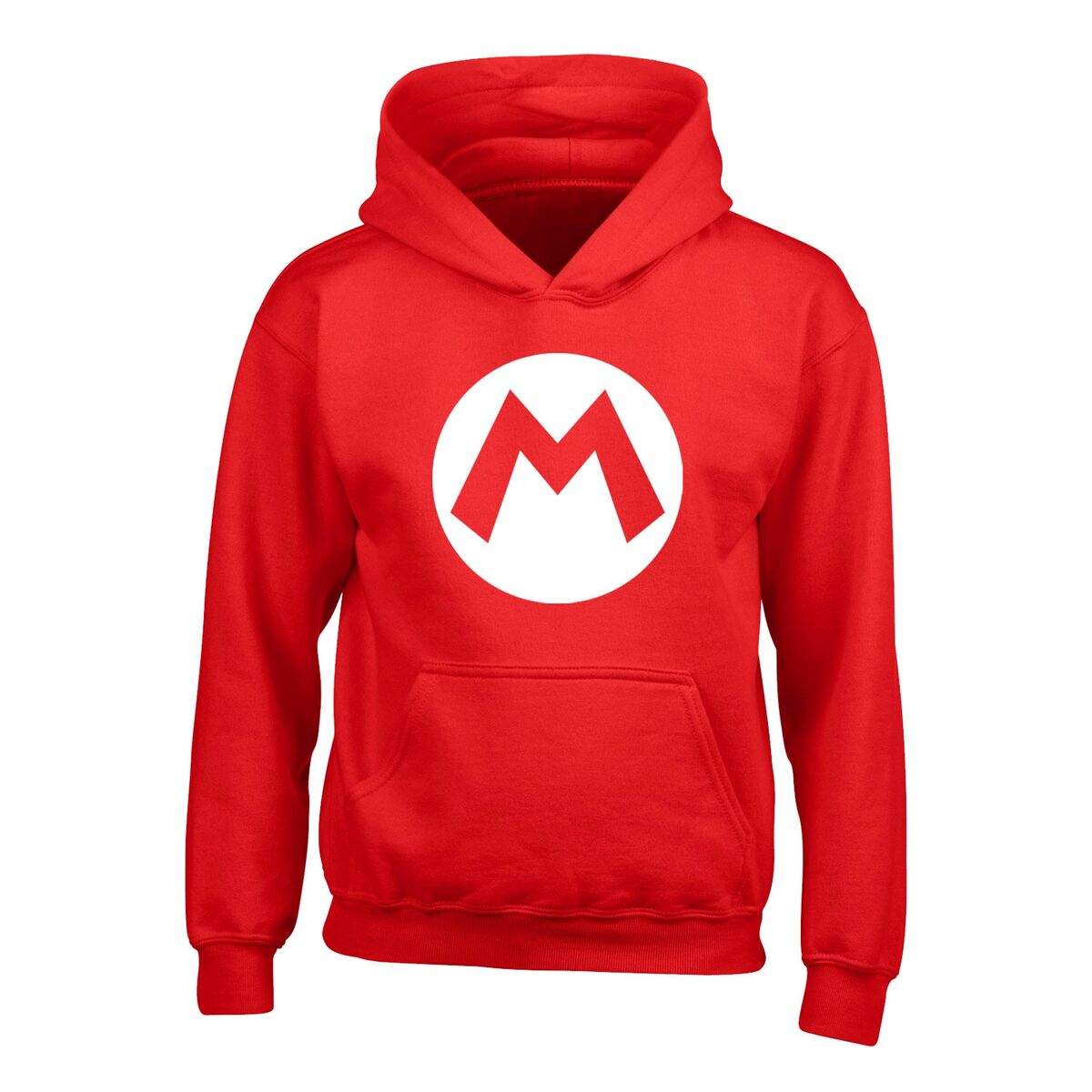 Unisex Hoodie Super Mario Badge Red - Little Baby Shop