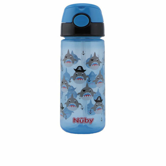 Training Glass Nûby Taza Shark 540 ml Blue - Little Baby Shop