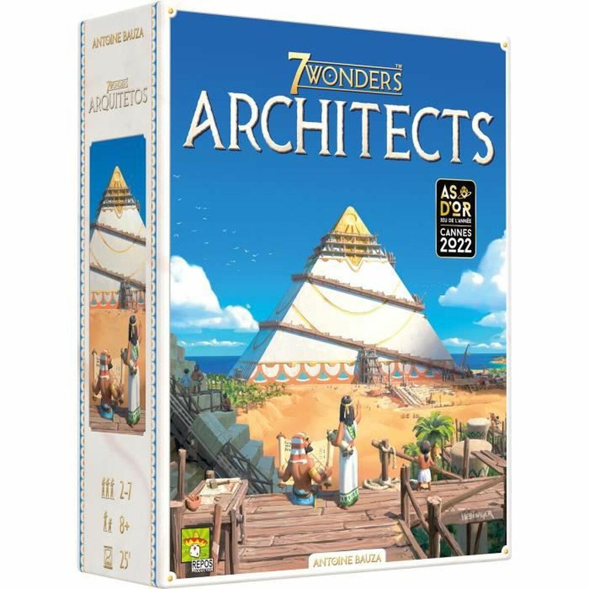 Board game Asmodee 7 Wonders: Architects (FR) - Little Baby Shop