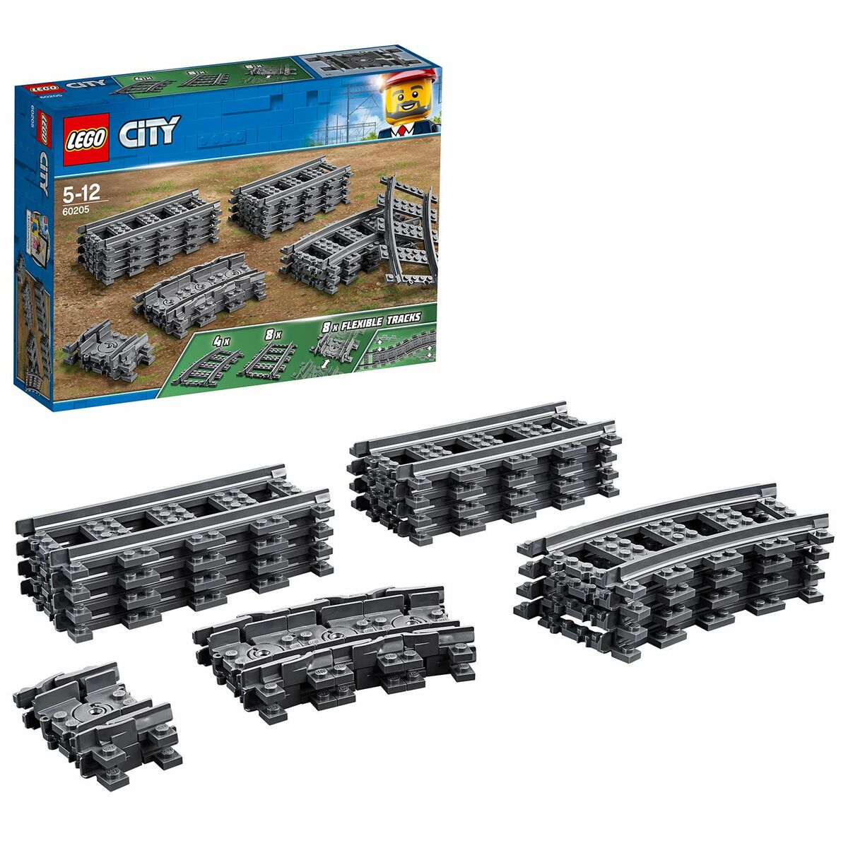 Playset Lego City Rail 60238 Accessories - Little Baby Shop