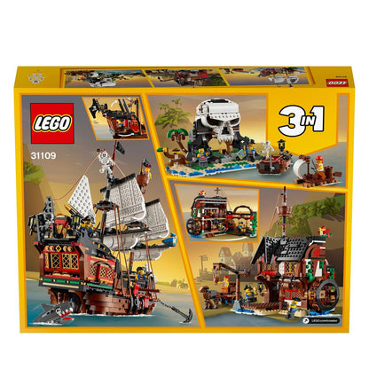 Vehicle Playset   Lego Creator 31109 Pirate Ship         3-in-1 1260 Pieces - Little Baby Shop