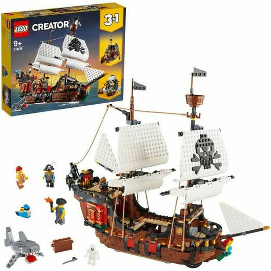 Vehicle Playset   Lego Creator 31109 Pirate Ship         3-in-1 1260 Pieces - Little Baby Shop