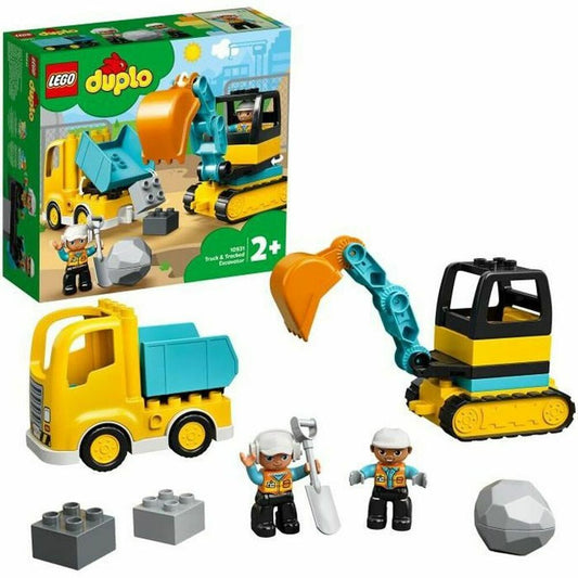 Playset Lego DUPLO Construction 10931 Truck and Backhoe - Little Baby Shop