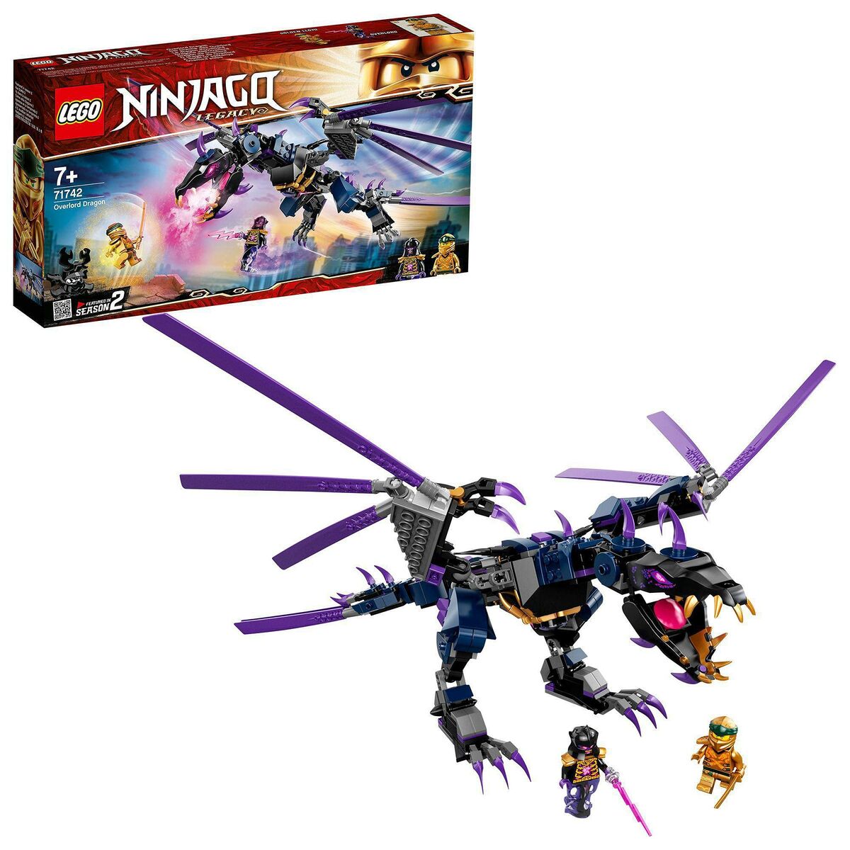 Playset Lego Ninjago Legacy: Overlord Dragon 71742 372 Pieces 45 x 12 x 46 cm - Little Baby Shop