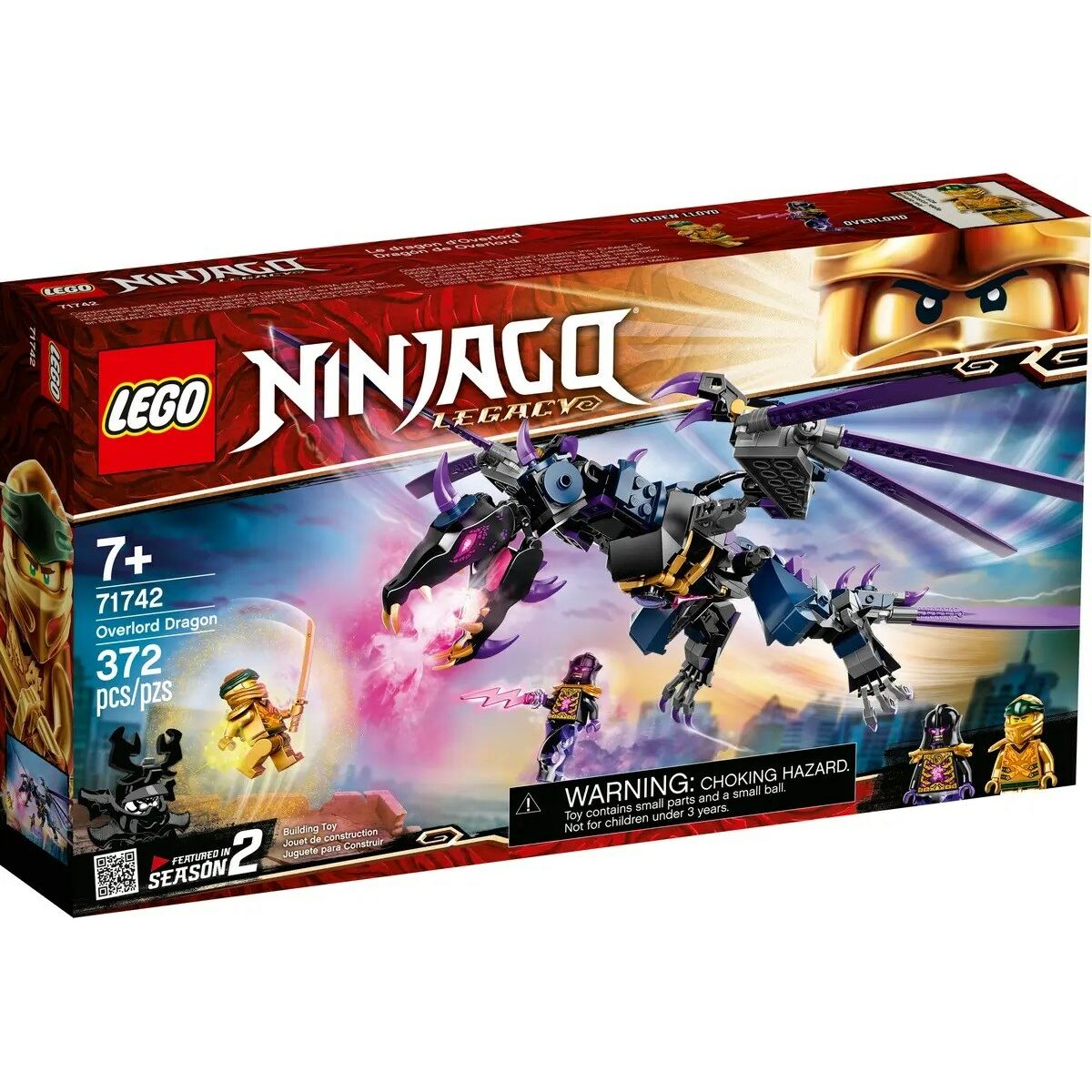 Playset Lego Ninjago Legacy: Overlord Dragon 71742 372 Pieces 45 x 12 x 46 cm - Little Baby Shop