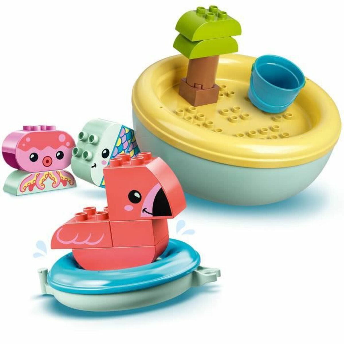 Playset Lego 10966 DUPLO Bath Toy: Floating Animal Island (20 Pieces) - Little Baby Shop