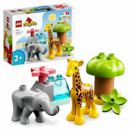 Playset Lego DUPLO African Wild Animals, 10 Pieces - Little Baby Shop