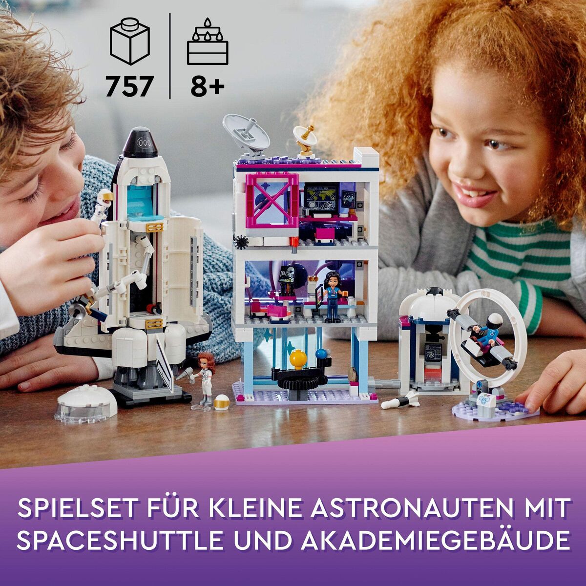 Playset Lego 41713 Friends Olivia's Space Academy (757 Pieces) - Little Baby Shop