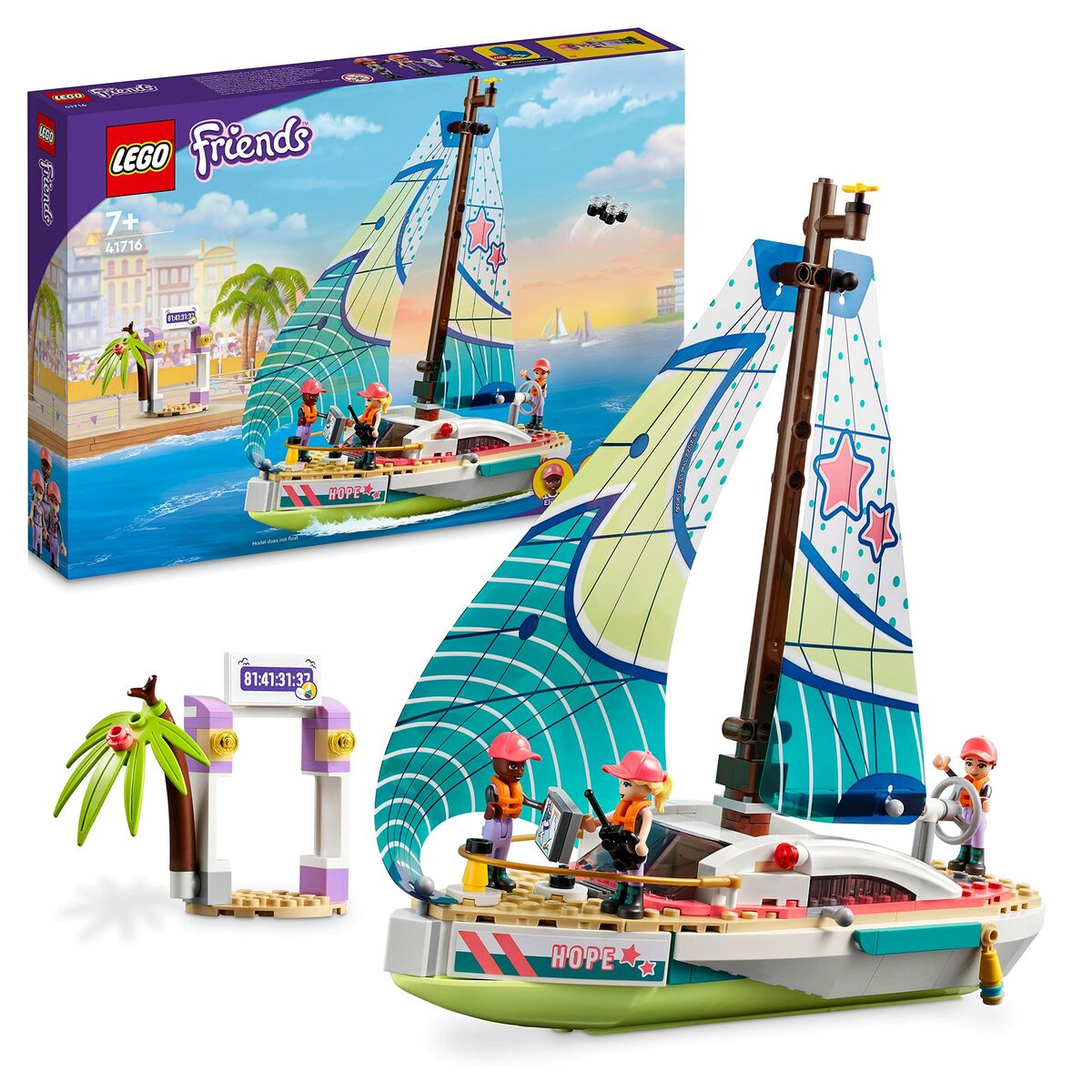 Playset Lego Friends 41716 Stephanie's Sea Adventure (309 Pieces) - Little Baby Shop