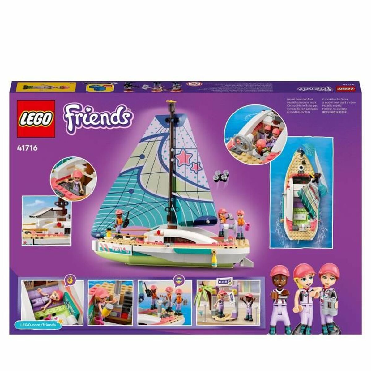 Playset Lego Friends 41716 Stephanie's Sea Adventure (309 Pieces) - Little Baby Shop