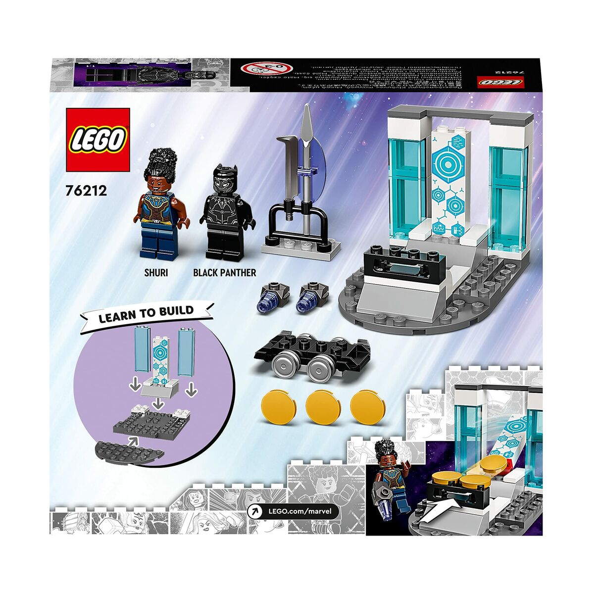 Playset Lego 76212 Black Panther 58 Pieces - Little Baby Shop