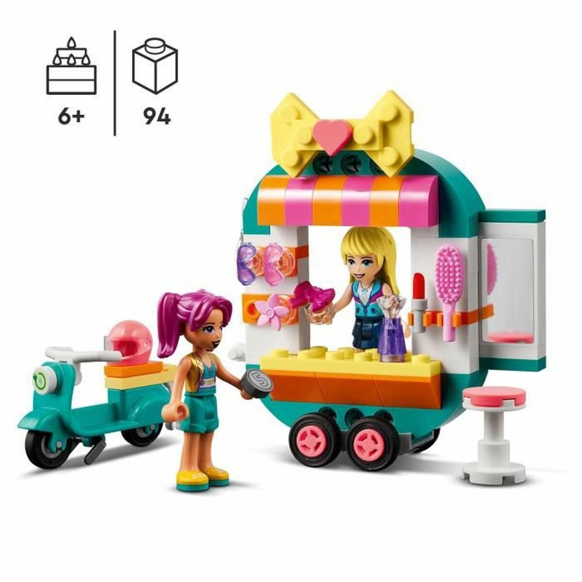 Playset Lego 41719 Friends The Mobile Fashion Shop (94 Pieces) - Little Baby Shop