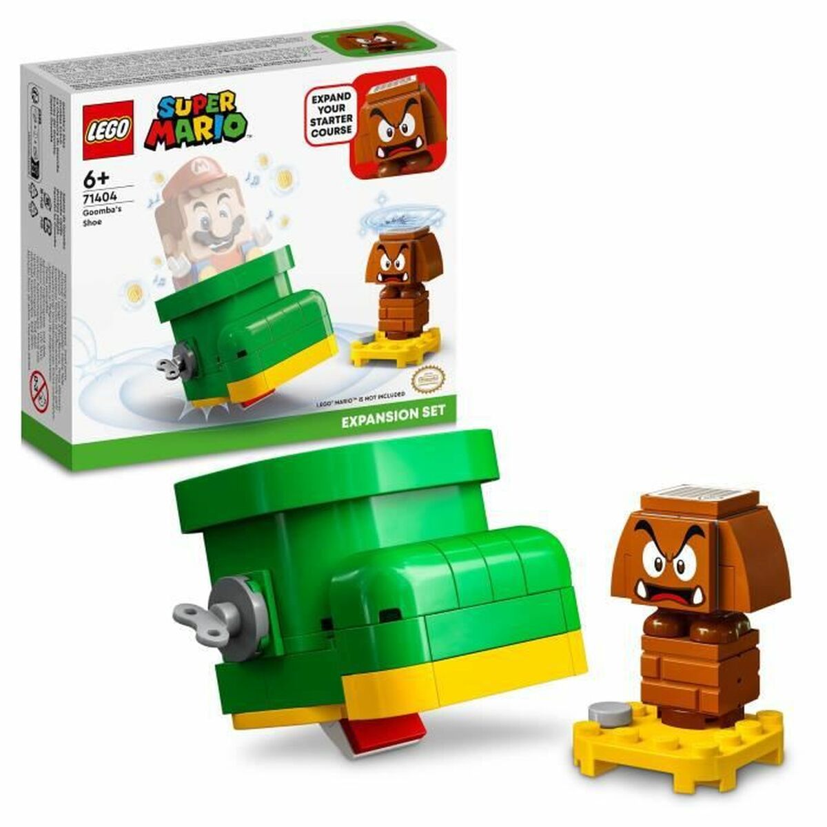 Construction set Lego Super Mario 71404 Goomba's Shoe Expansion Set Multicolour - Little Baby Shop