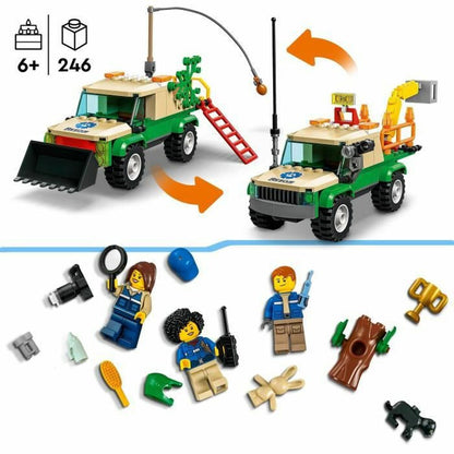 Playset Lego City 60353 Wild Animal Rescue Missions (246 Pieces) - Little Baby Shop