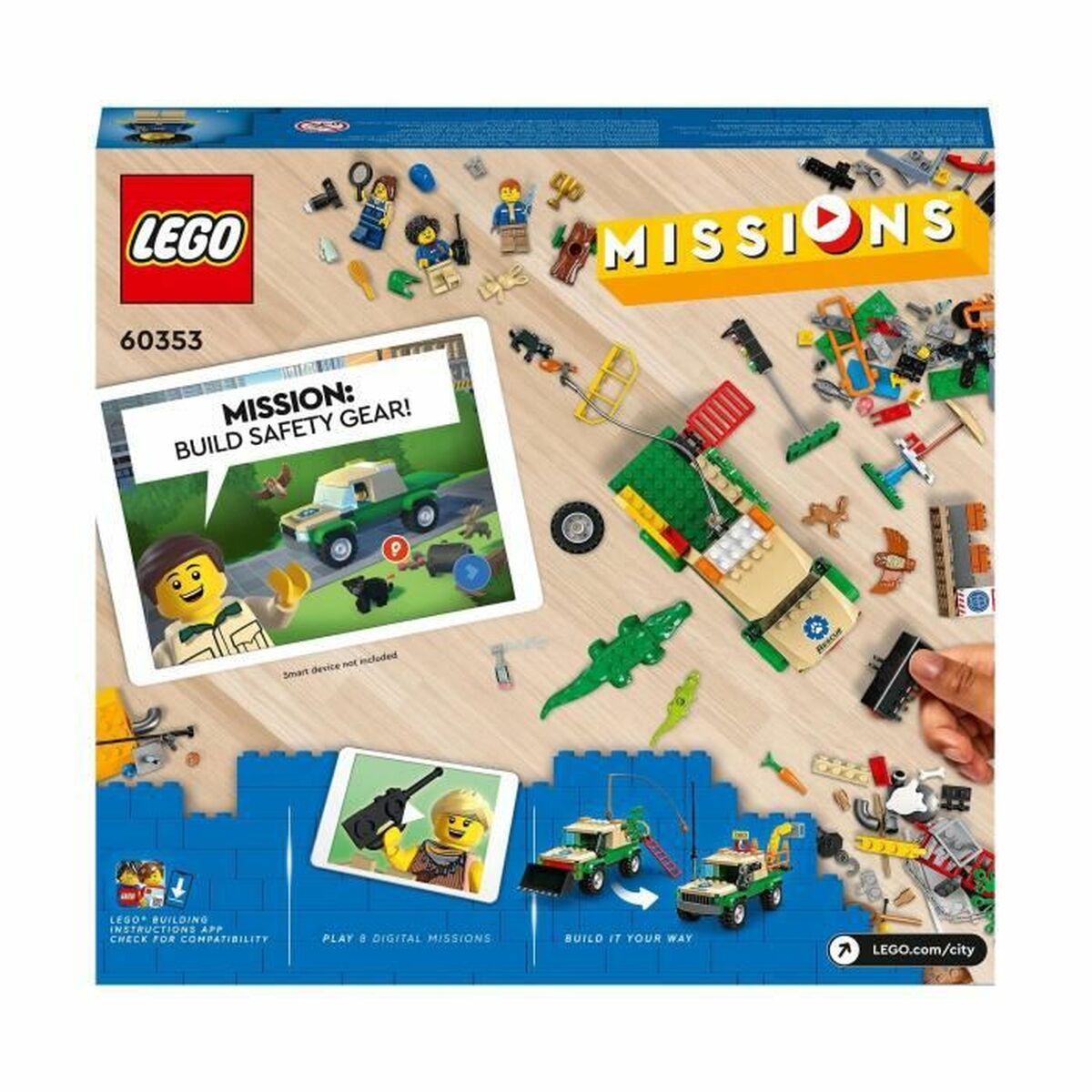 Playset Lego City 60353 Wild Animal Rescue Missions (246 Pieces) - Little Baby Shop