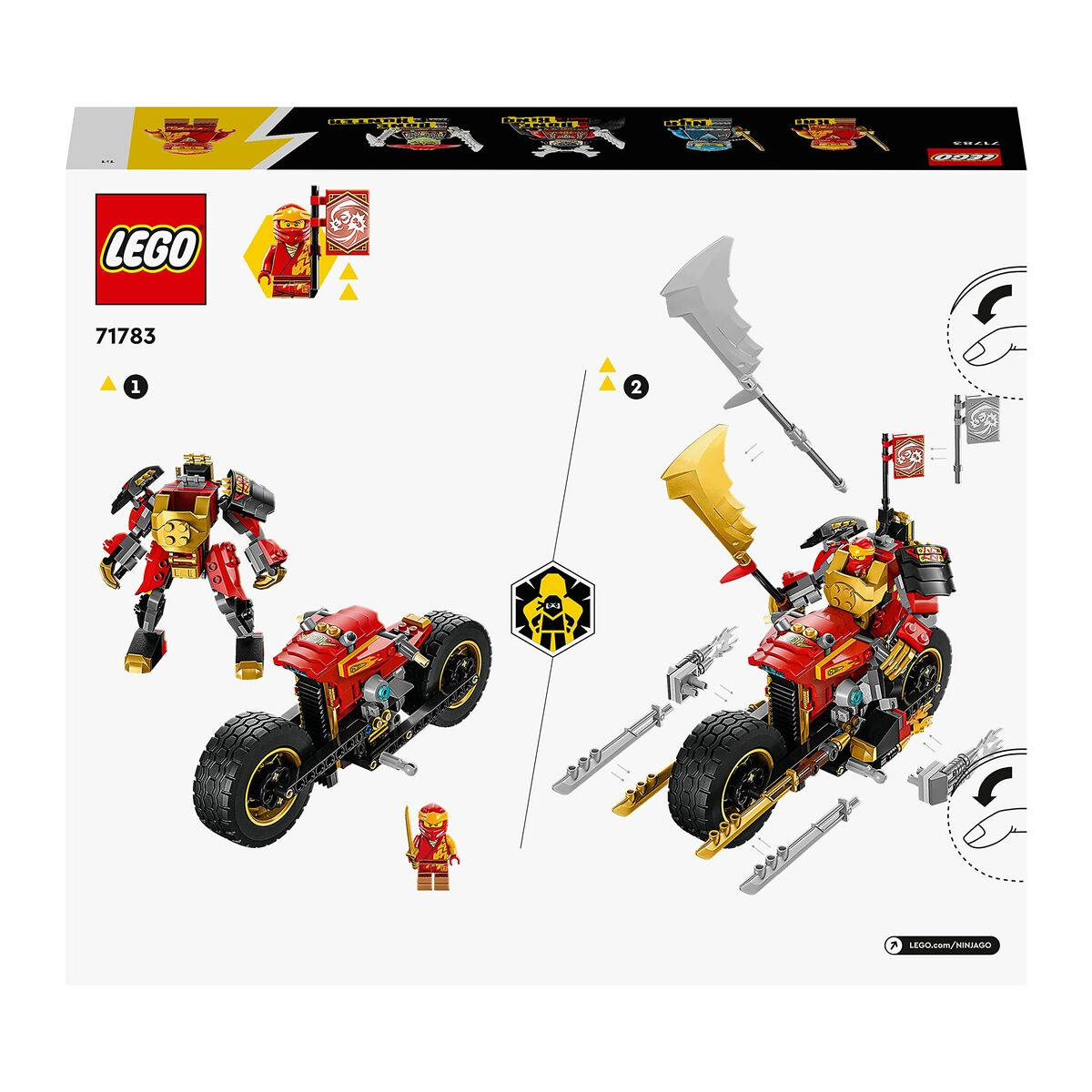 Playset Lego Ninjago bike - Little Baby Shop