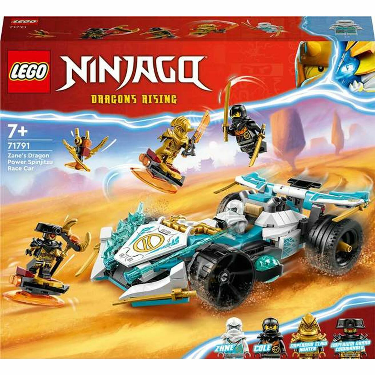 Construction set Lego  Ninjago 71791 The Spinjitzu racing car: the power of the Zane Dragon Multicolour - Little Baby Shop