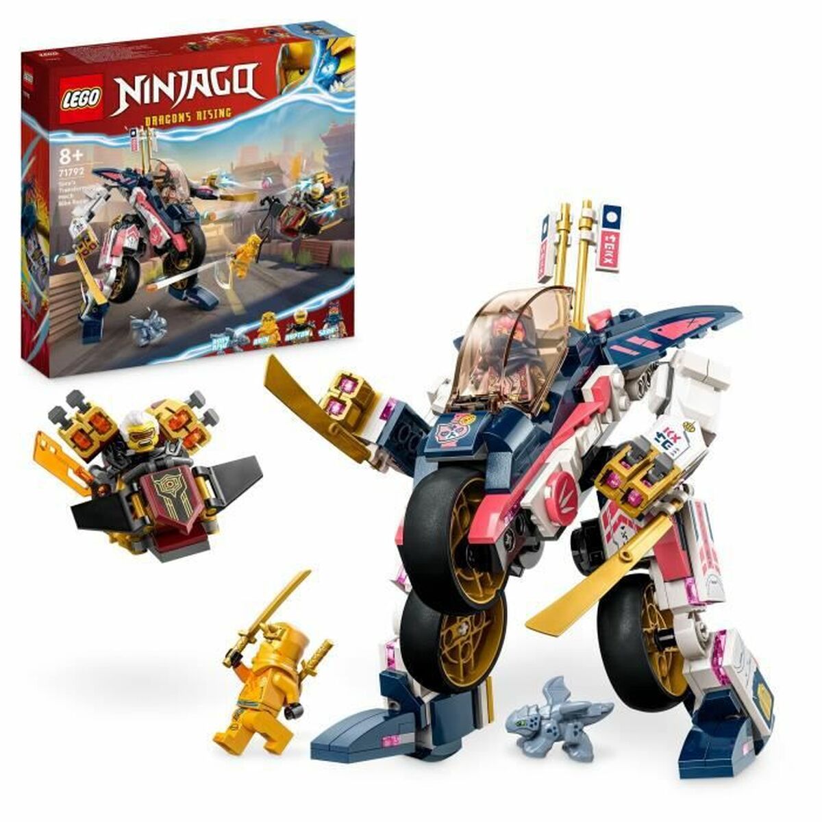 Construction set Lego Ninjago 71792 The Transformable Bell Robot of Sora - Little Baby Shop