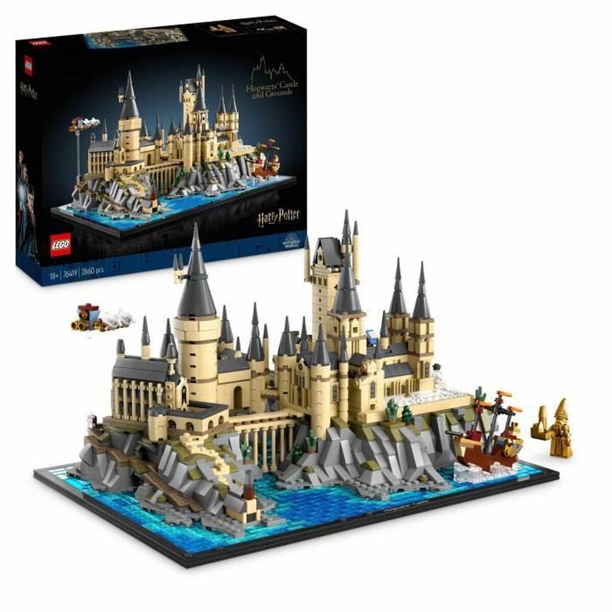 Playset Lego 76419 Harry Potter: Hogwarts Castle and Grounds 2660 Pieces - Little Baby Shop