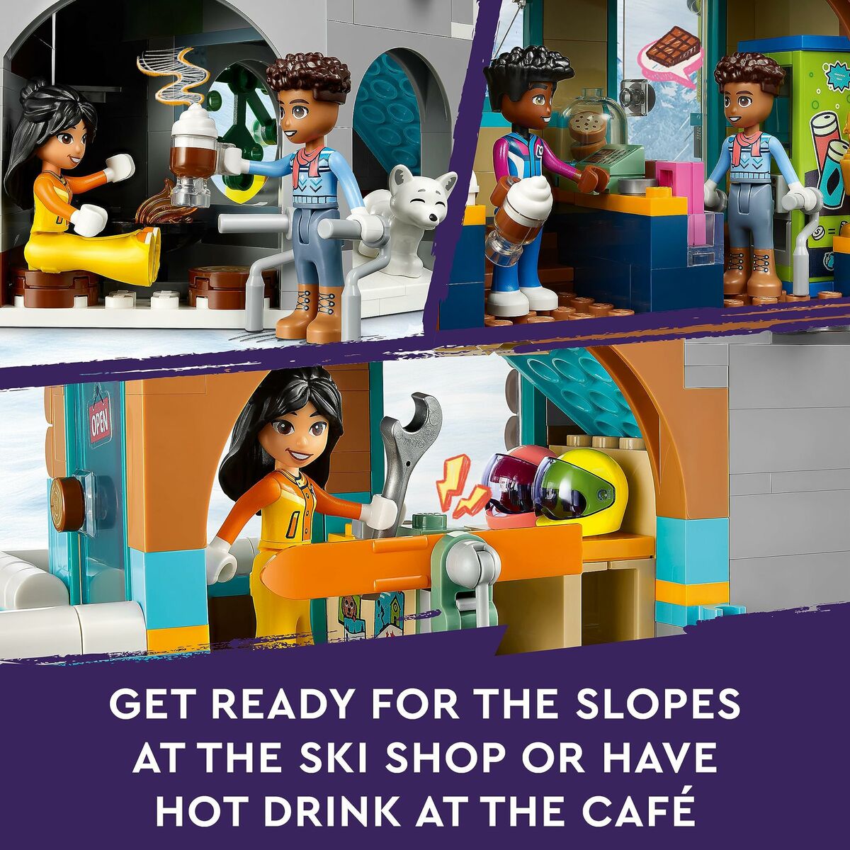 Playset Lego Friends 41756 Ski-Slope 980 Pieces - Little Baby Shop