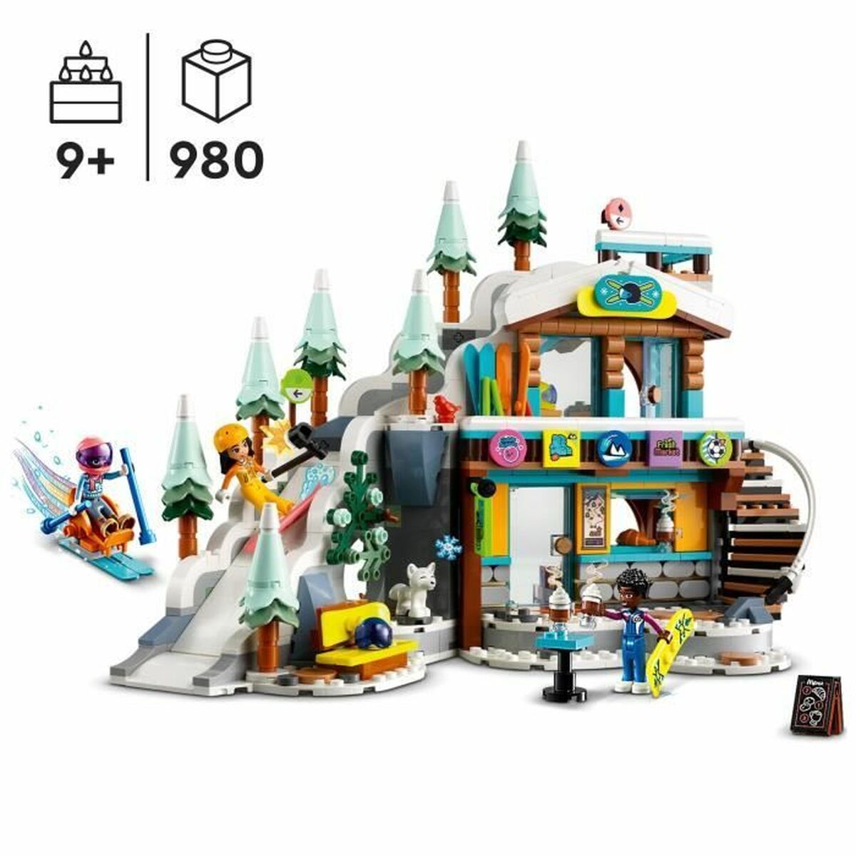 Playset Lego Friends 41756 Ski-Slope 980 Pieces - Little Baby Shop