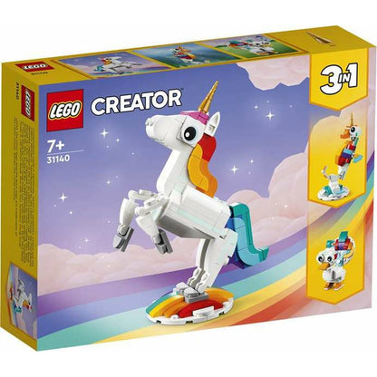 Playset Lego Creator Magic Unicorn 31140 3-in-1 145 Pieces - Little Baby Shop