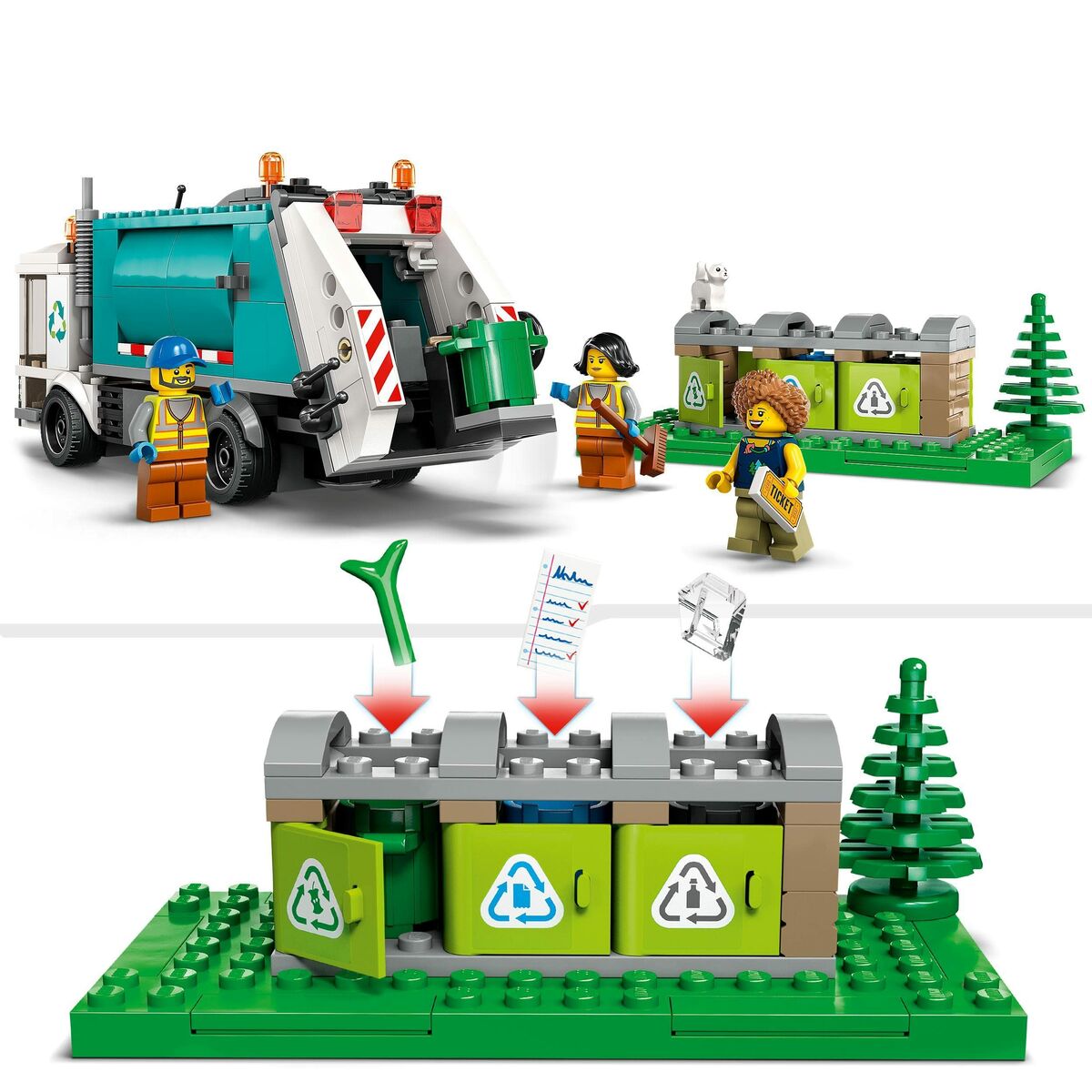 Playset Lego Garbage Truck - Little Baby Shop