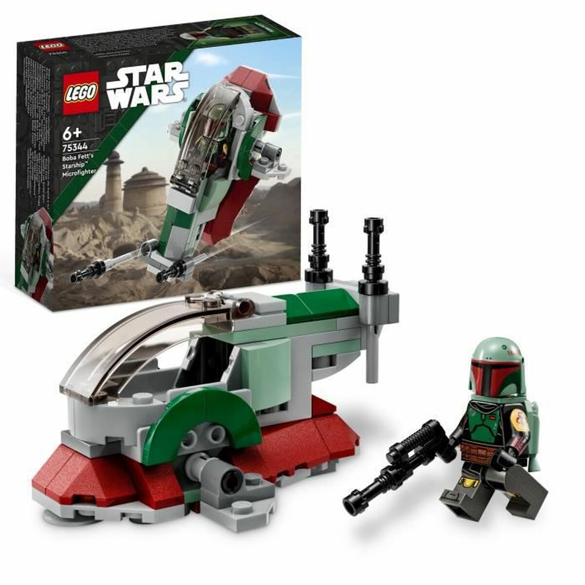 Playset Lego Star-Wars 75344 Bobba Fett's Starship 85 Pieces - Little Baby Shop