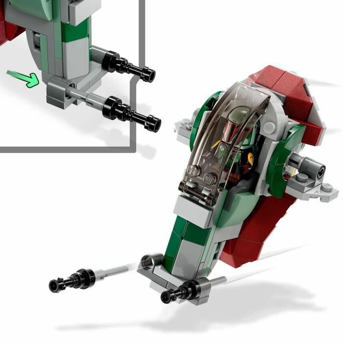 Playset Lego Star-Wars 75344 Bobba Fett's Starship 85 Pieces - Little Baby Shop