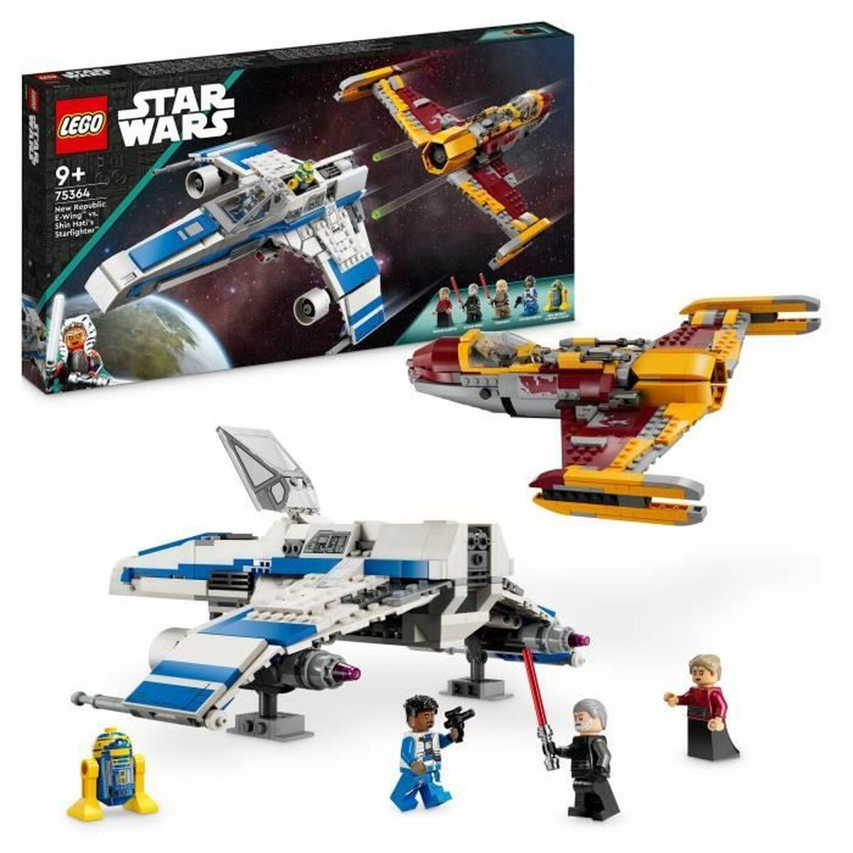 Playset Lego Star Wars 75364 New Republic E-Wing vs Shin Hati's Starfighter 1056 Pieces - Little Baby Shop